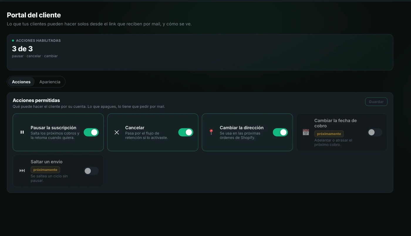 recurrentesapp.com · Portal del cliente